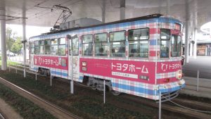 Kumamoto-trams-sake-yakitori-Kyushu-Japan